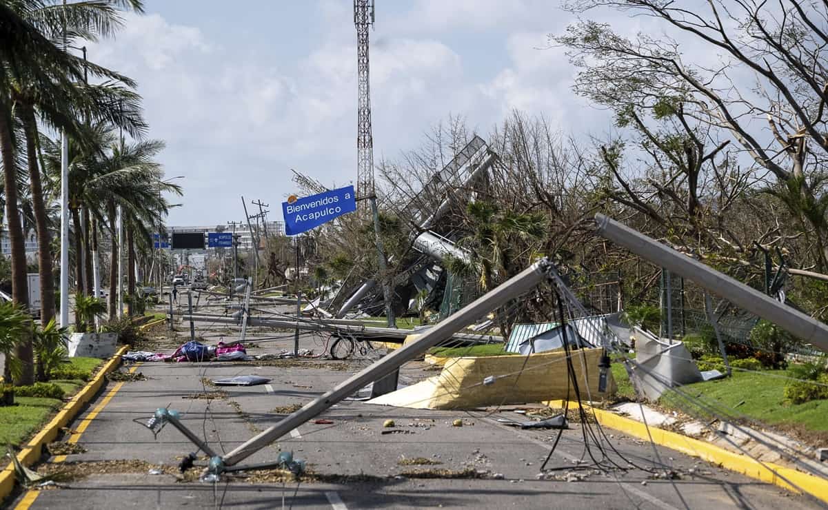 Antes y después del huracán "Otis": Imágenes de la NASA muestran devastación en Acapulco