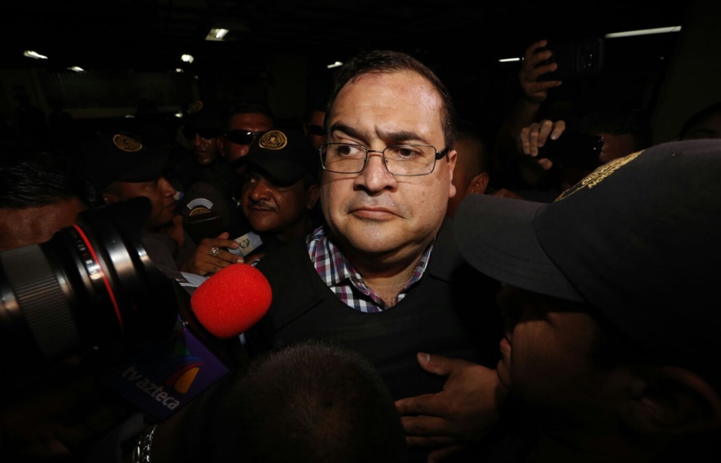 México formaliza solicitud de extradición de Javier Duarte