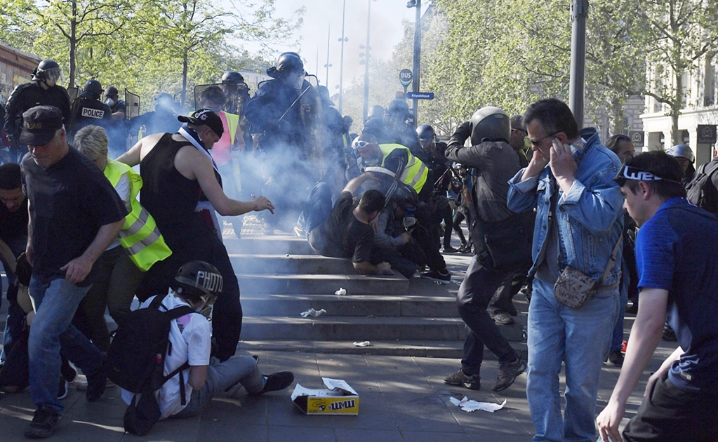 Al menos 189 detenidos en nueva protesta de "chalecos amarillos" en Francia 