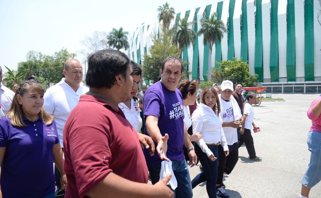 Cuauhtémoc Blanco promete escuelas de futbol gratis durante su gobierno