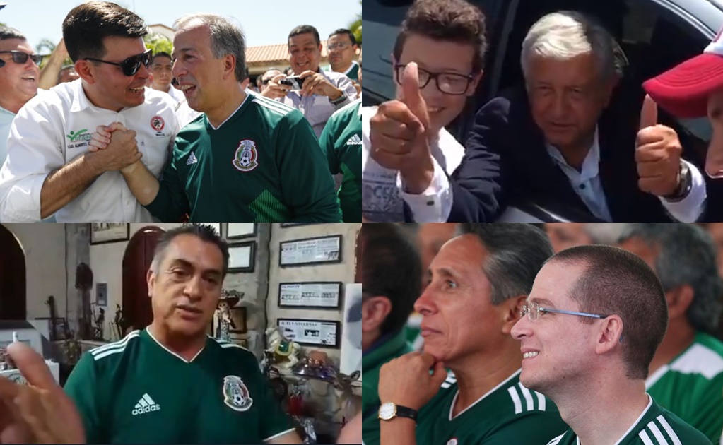 Presidenciables celebran el triunfo de la Selección en el Mundial