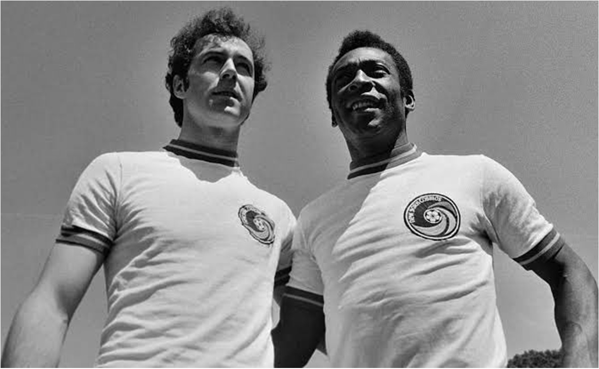 Franz Beckenbauer y Pelé, las estrellas mundiales que cautivaron a Estados Unidos