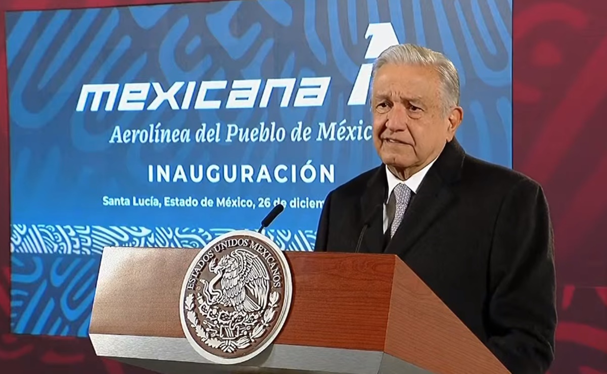 “Aerolínea emblemática e histórica”, dice AMLO antes de inaugurar Mexicana de Aviación