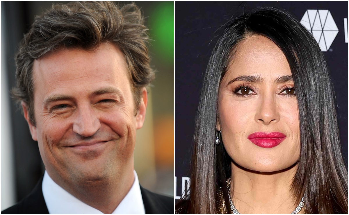 Salma Hayek dedica triste despedida a Matthew Perry tras su muerte