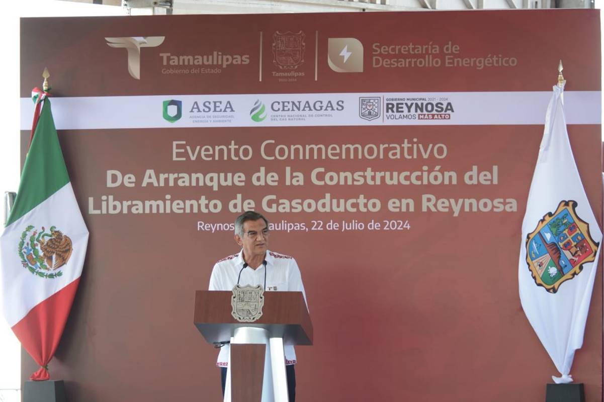 Megaobra del gasoducto Libramiento Reynosa tendrá una inversión de 2 mil 980 mdp con una longitud de 58 kilómetros