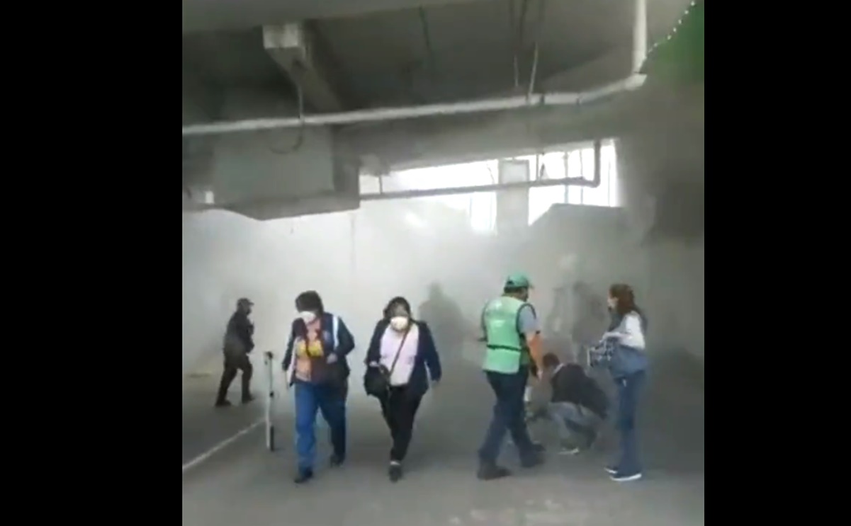 Se registra conato de incendio en la estación Pantitlán del Metro; no ocasiona interrupción del servicio