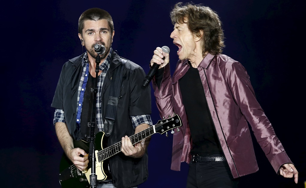 Juanes canta con The Rolling Stones