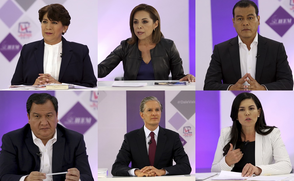 Así fue la imagen de los candidatos al Edomex en el debate