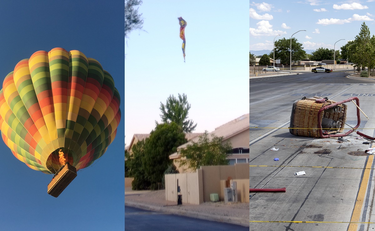 5 muertos por choque de globo aerostático con cables en Nuevo México 