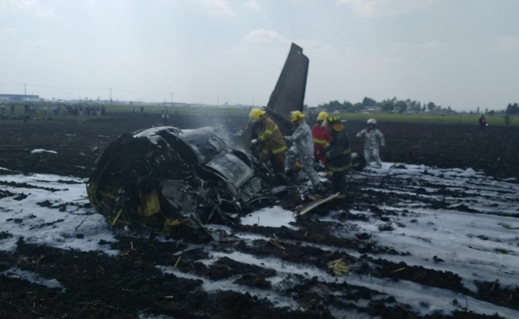 Reportan accidente de aeronave en Toluca 