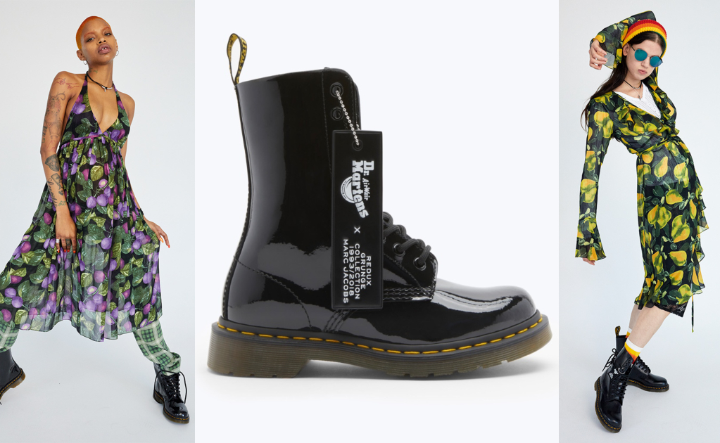 Dr. Martens reinterpreta las botas grunge diseñadas por Marc Jacobs 