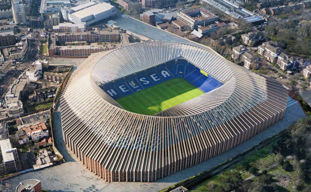 Así lucirá el estadio Stamford Bridge de Chelsea al ser remodelado