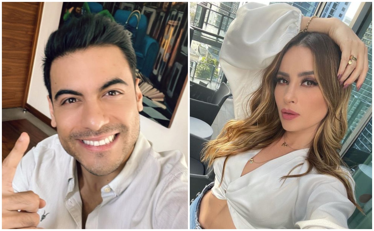 Carlos Rivera y Cynthia Rodríguez se besan por primera vez en público