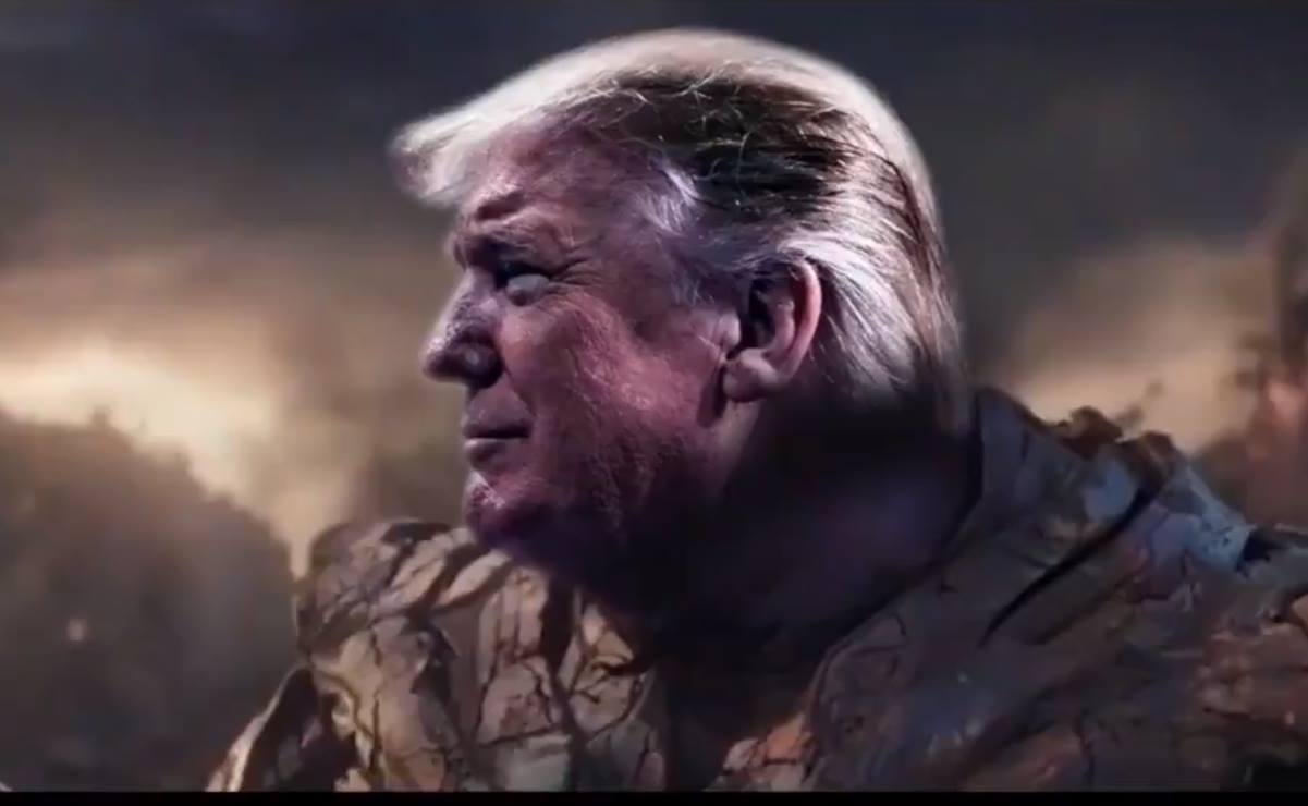 “Yo soy inevitable”; Trump usa imagen de Thanos para video electoral