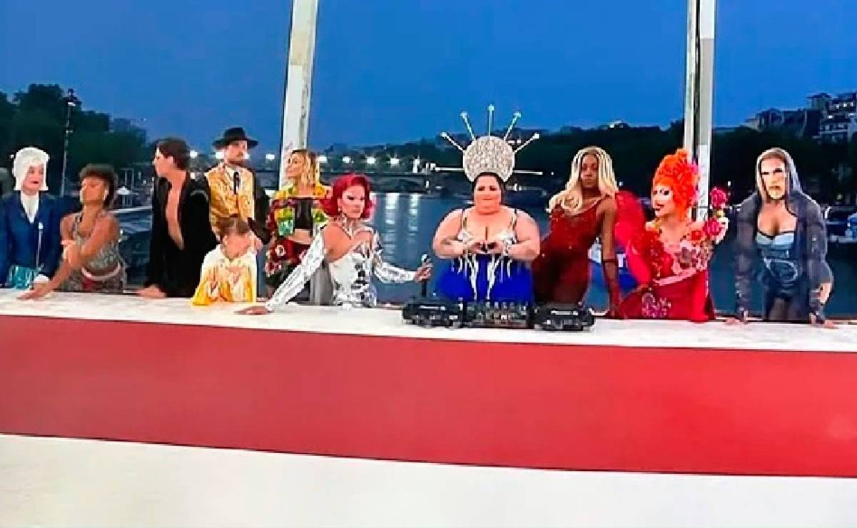 Representación de 'La Última Cena' al estilo drag en la ceremonia de inauguración causa indignación