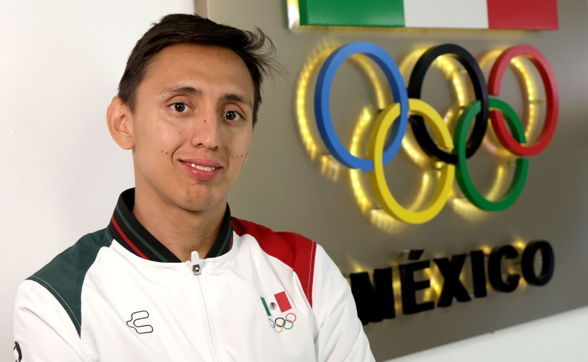 Emiliano Hernández con gran orgullo e ilusión por portar la bandera de México en París 2024