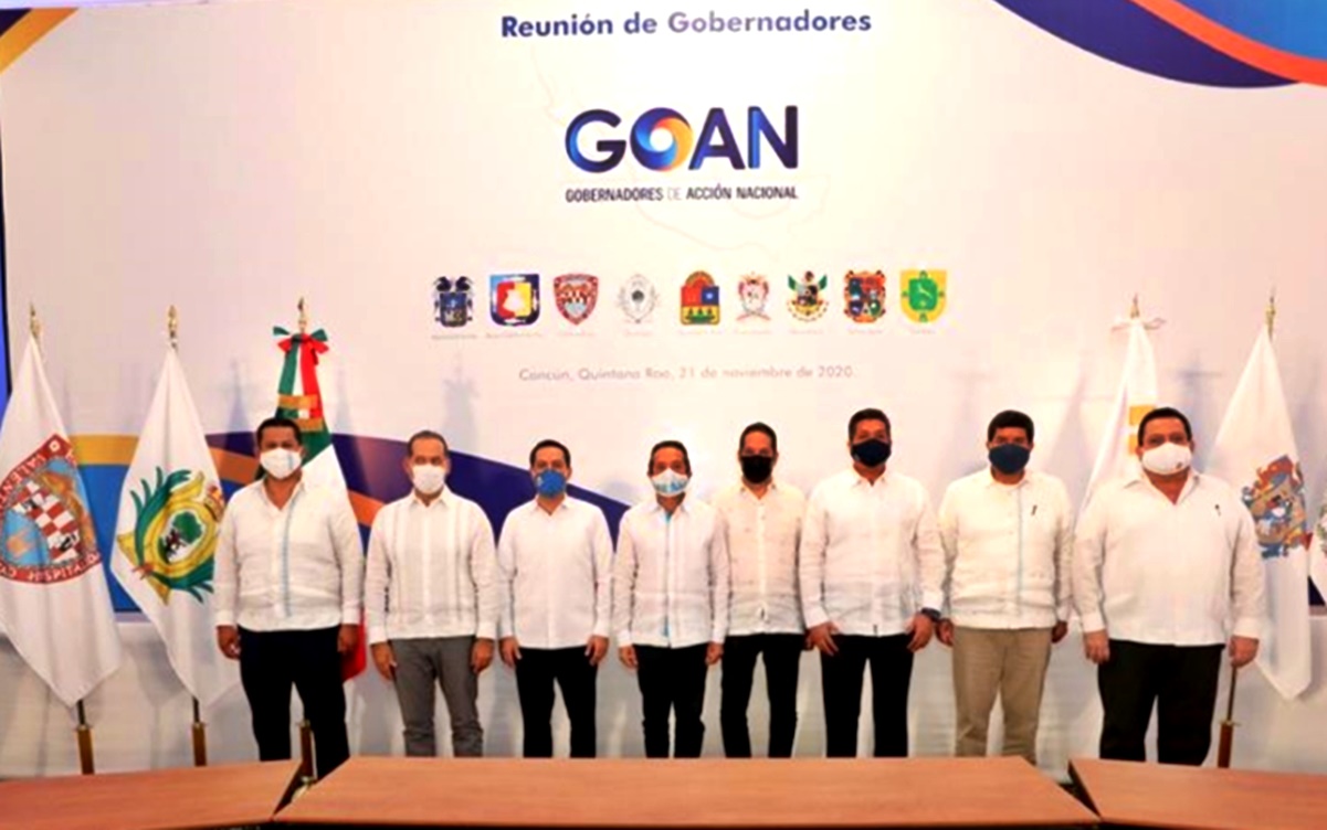 Gobernadores panistas aceptan pacto electoral de AMLO, pero piden que INE lo convoque