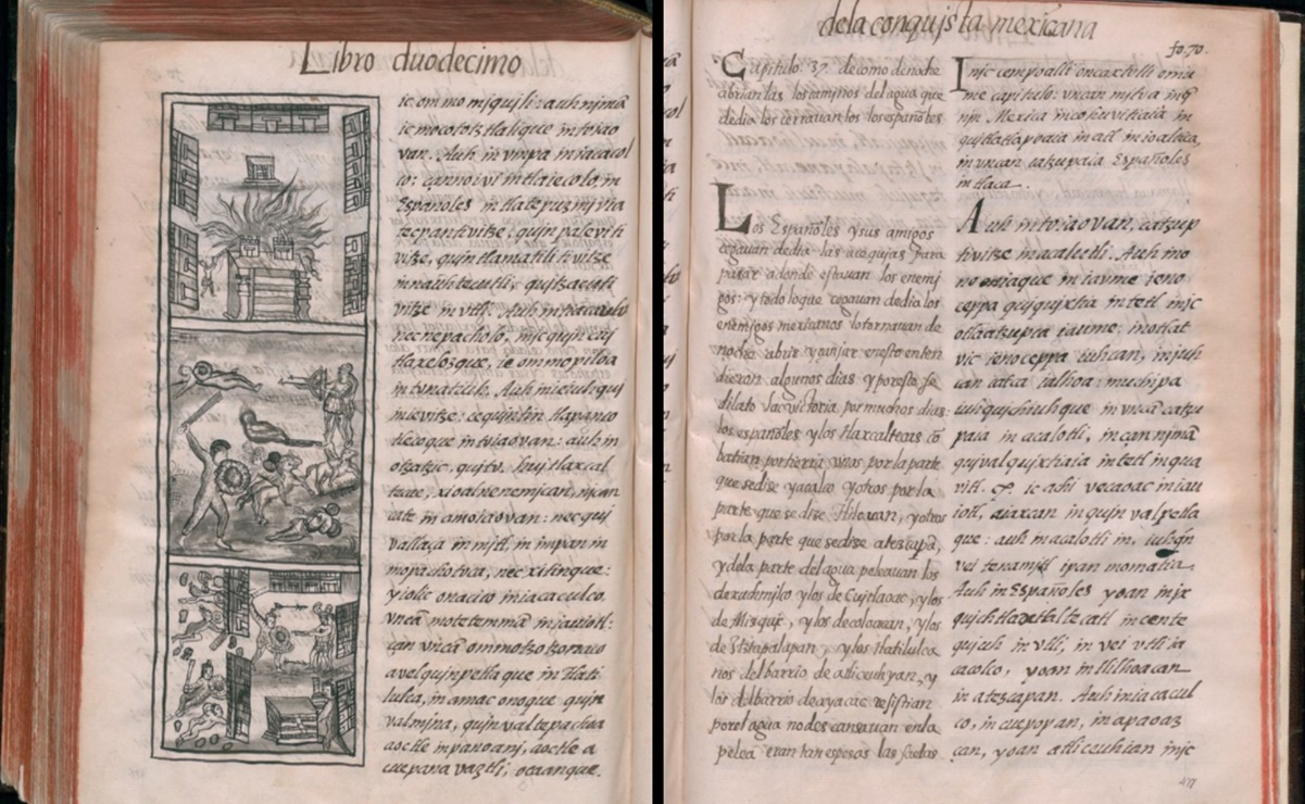 ¿Qué cuenta el libro XII Códice Florentino, el primer relato sobre la Conquista?
