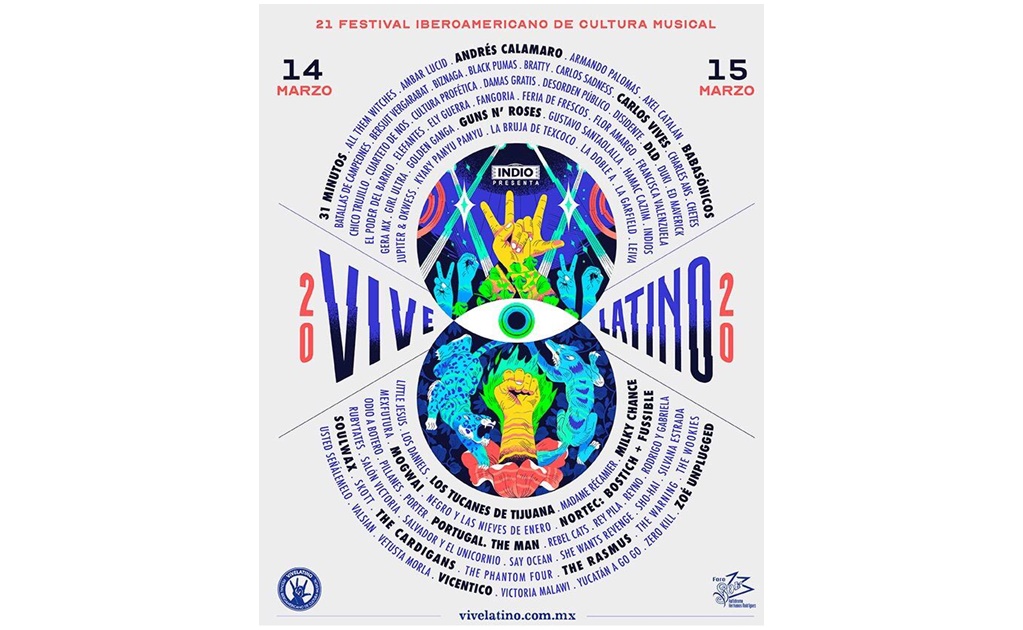 Vive Latino 2020: Revelan cartel completo y se divide la opinión en redes