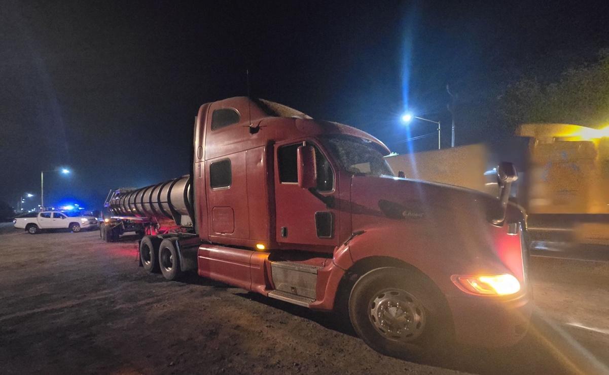 Aseguran pipa con 20 mil litros de hidrocarburo y detienen a conductor en Nuevo León