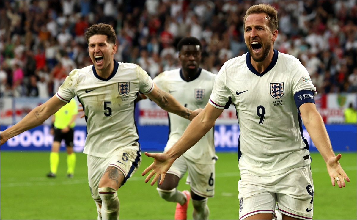 Inglaterra remonta ante Eslovaquia y se mete a cuartos de la Euro 2024