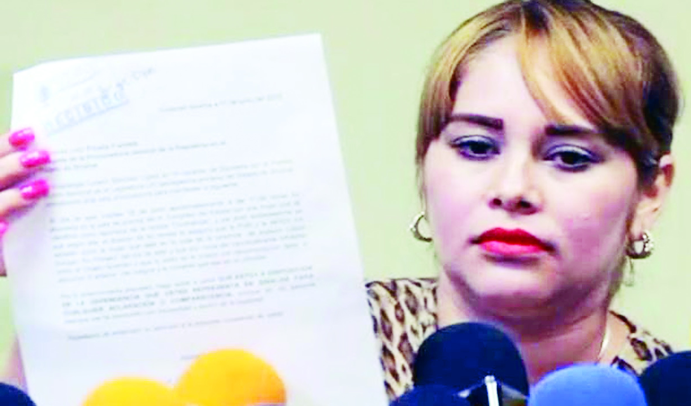 Niegan amparo a “Chapodiputada” contra intervención de llamadas