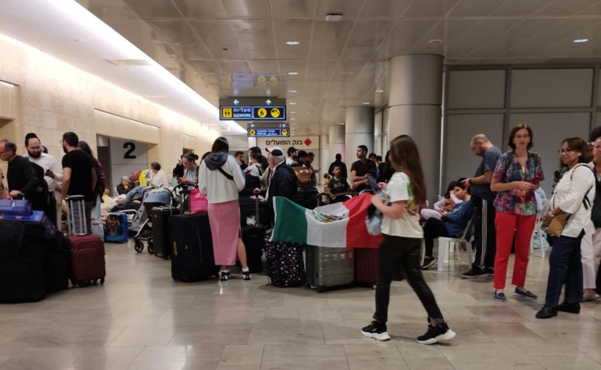 Alistan primer vuelo del puente aéreo de la Fuerza Aérea Mexicana de Tel Aviv a Madrid