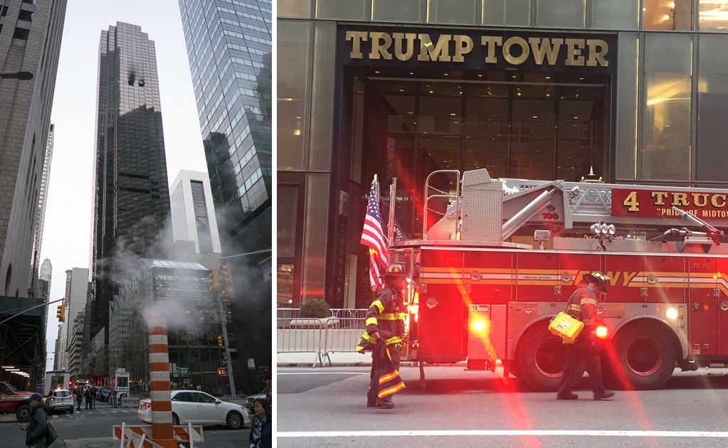 Video. Reportan incendio en la Torre Trump de NY; hay al menos cuatro heridos