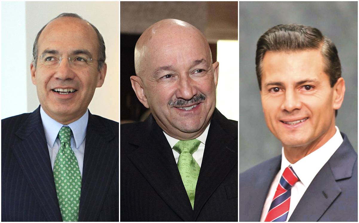 Calderón, Salinas y Peña se meten a la campaña de Morena