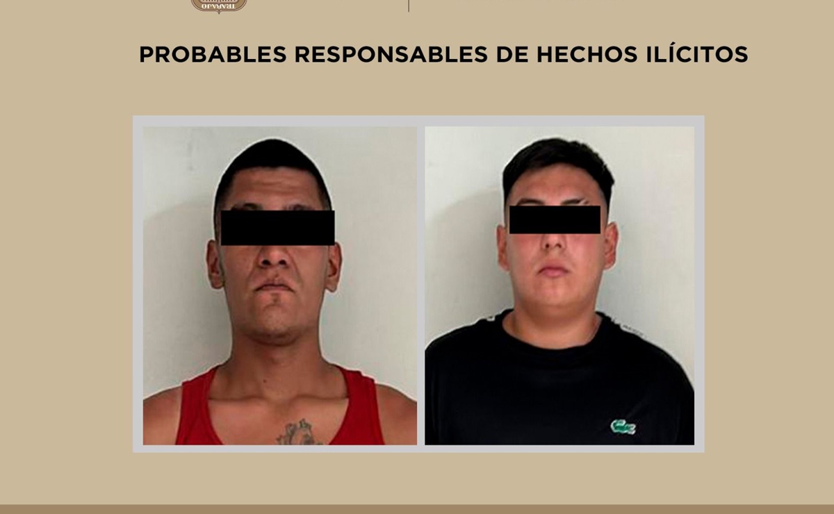 Detienen a dos hombres en Cuautitlán por portación de armas prohibidas