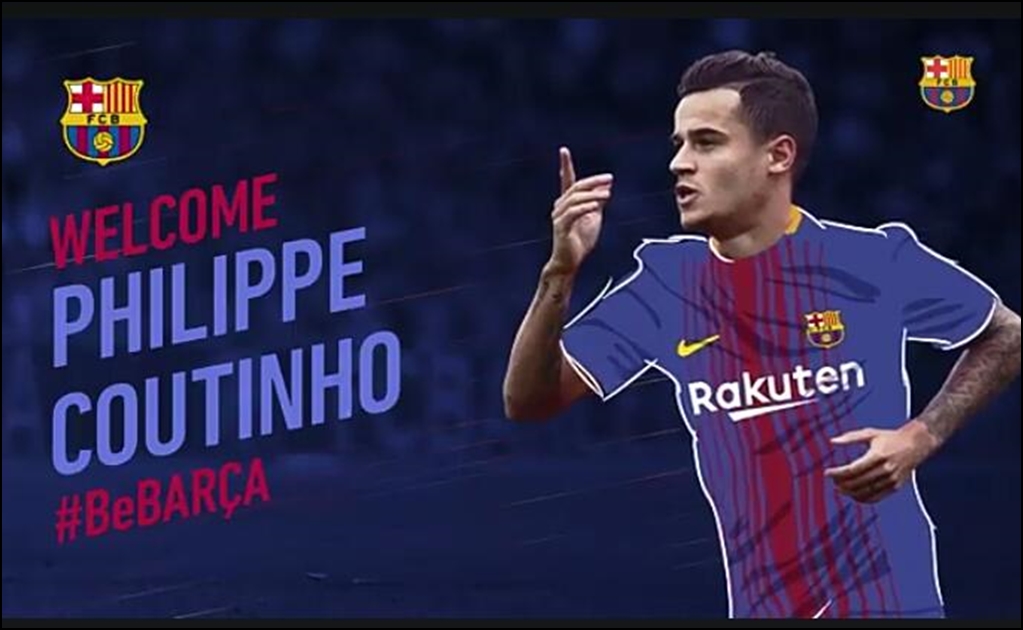 Philippe Coutinho, nuevo jugador del Barcelona