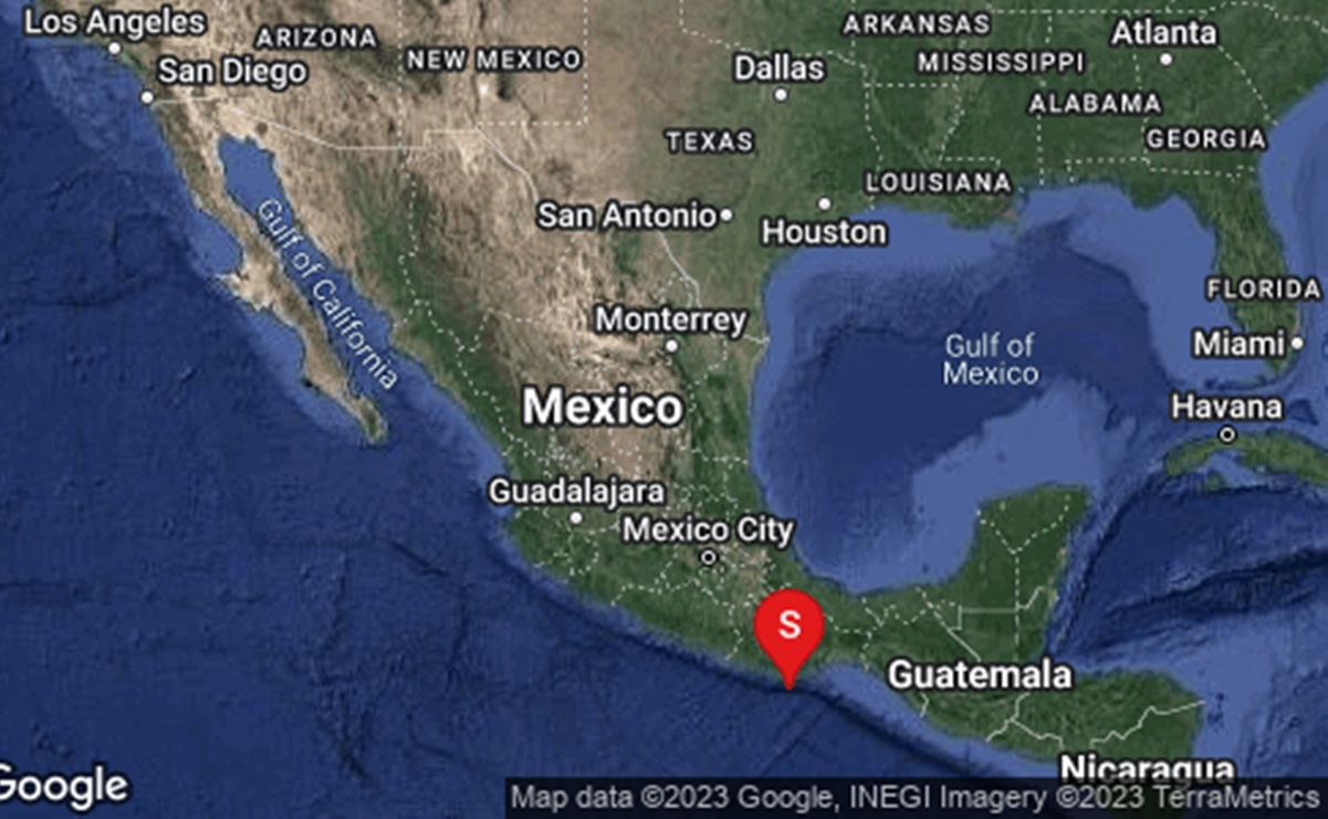 Reportan sismo de magnitud 5.1 en Pedro Pochutla, Oaxaca