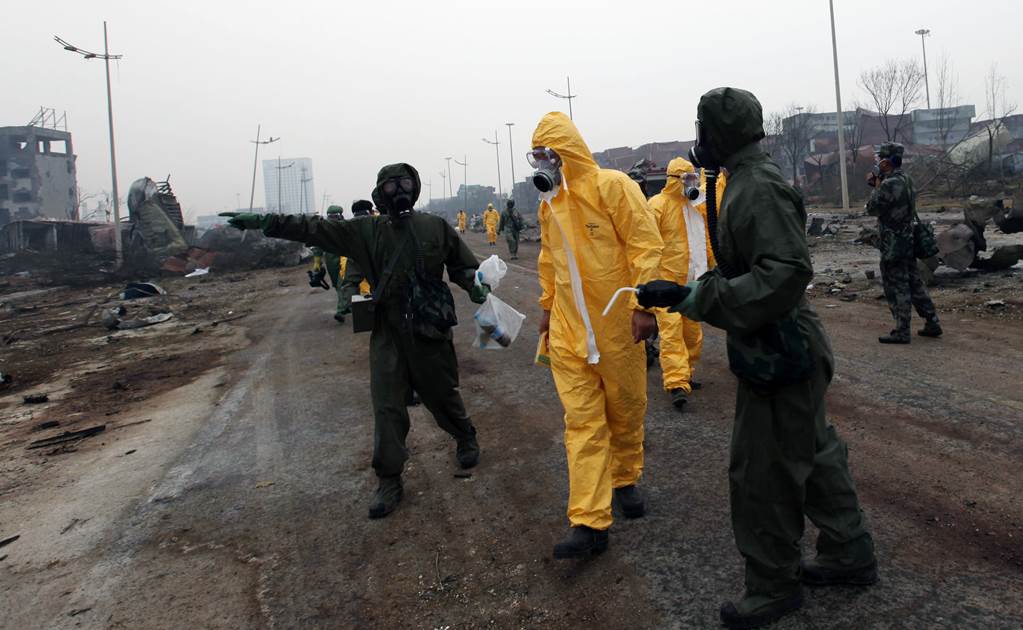 Almacenaban en Tianjin 700 ton. de productos muy tóxicos