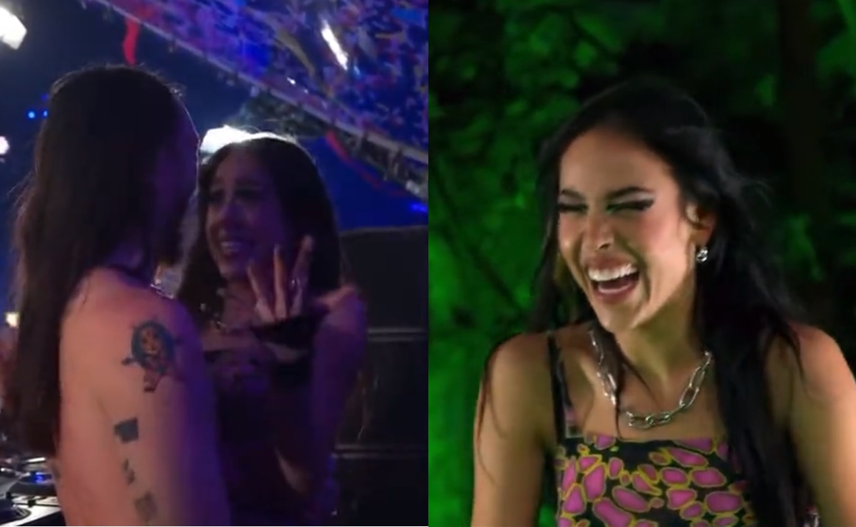 Sensual y enérgica, Danna Paola se presenta en el Tomorrowland junto a Steve Aoki: Así se vivió el show 