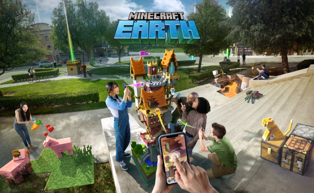 Conoce a Minecraft Earth, el Pokémon GO de Microsoft