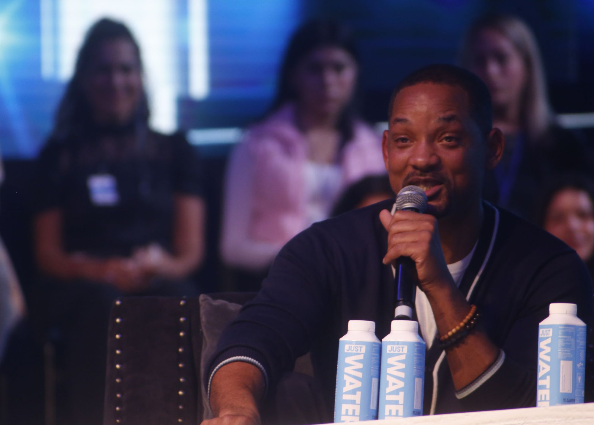 Will Smith, Alfonso Cuarón y André Agassi en México Siglo XXI