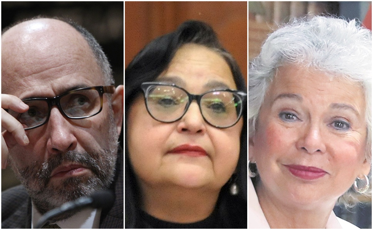 Olga Sánchez Cordero y José Ramón Cossío, ministros en retiro, felicitan a Norma Lucía Piña 