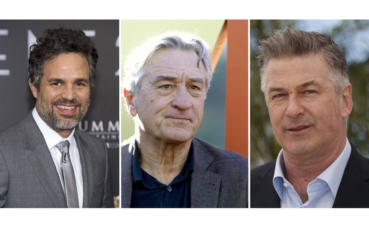 De Niro, Mark Ruffalo, Alec Baldwin y otros famosos en protesta antiTrump