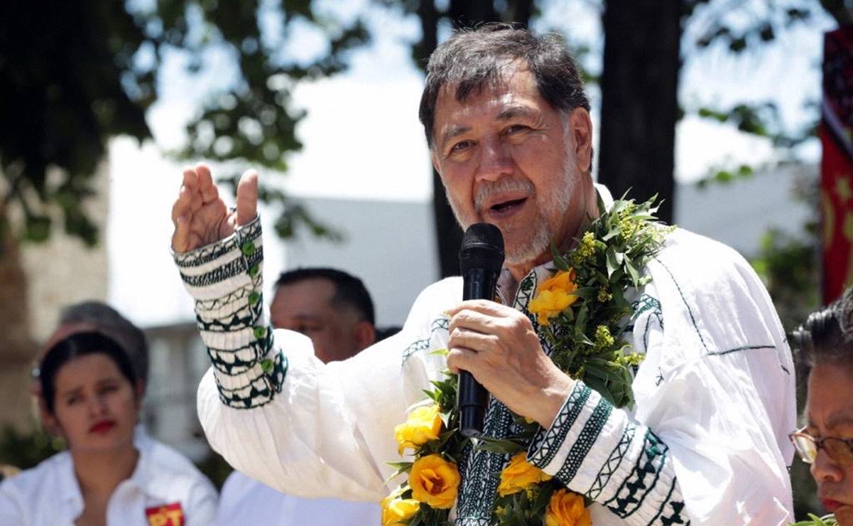 Fernández Noroña se baja de la contienda para CDMX; muestra apoyo a López-Gatell y Brugada