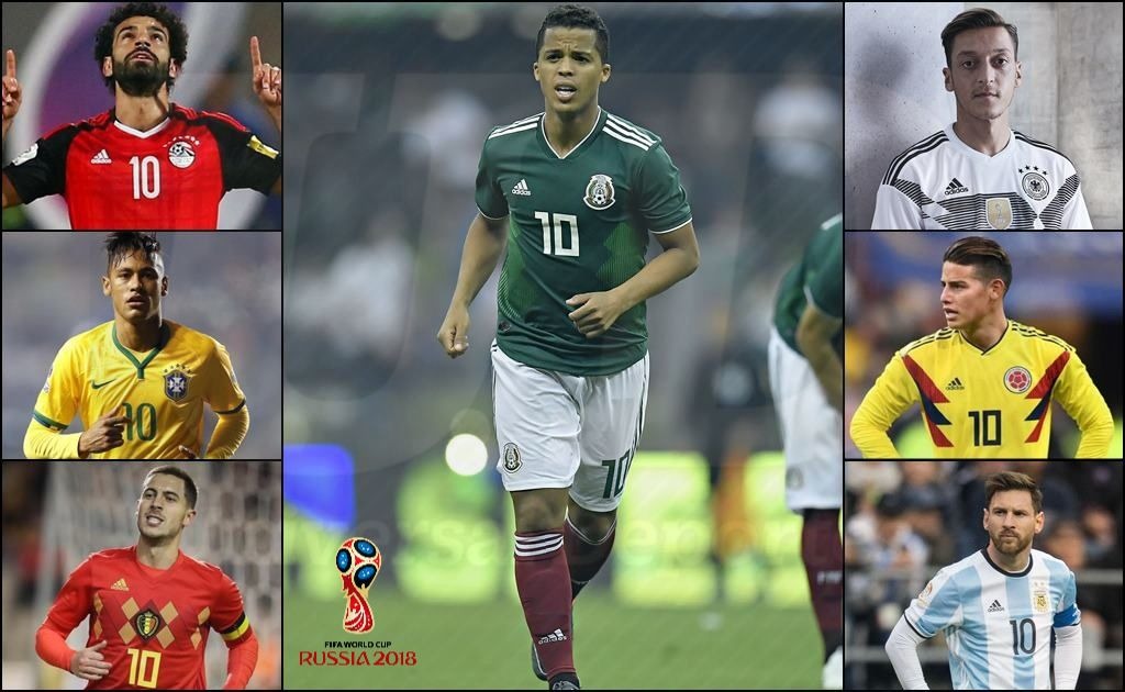 Los '10' de cada selección en el Mundial de Rusia 2018