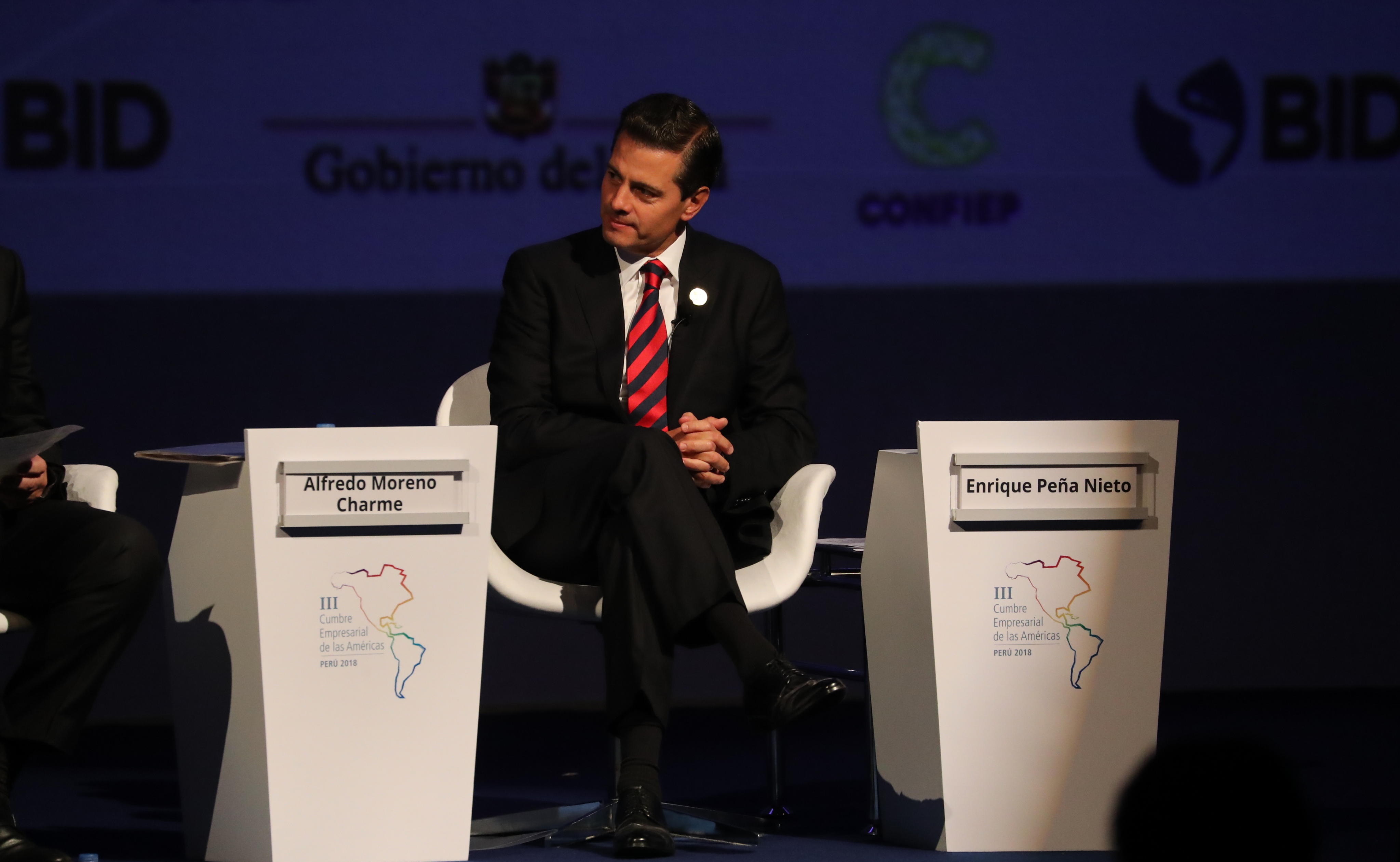 Vicepresidente de EU pide reunión con Peña Nieto en Lima: Presidencia