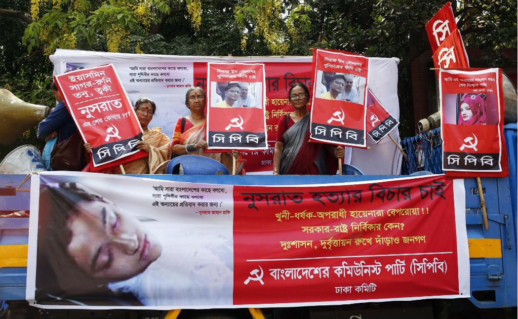 Indignación en Bangladesh por el asesinato de una joven que denunció acoso