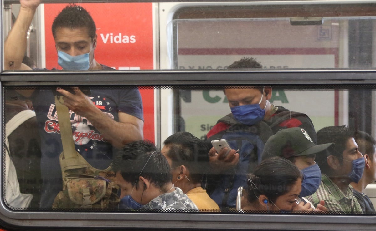 PAN CDMX acusa aumento de contagios por Covid-19 entre pasajeros del Metro