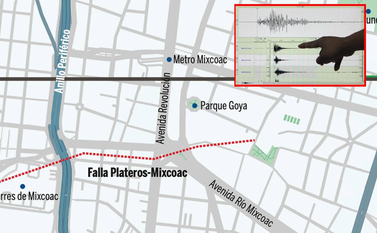 MAPA: Falla geológica Plateros-Mixcoac, posible causa de los microsismos en Magdalena Contreras y Álvaro Obregón