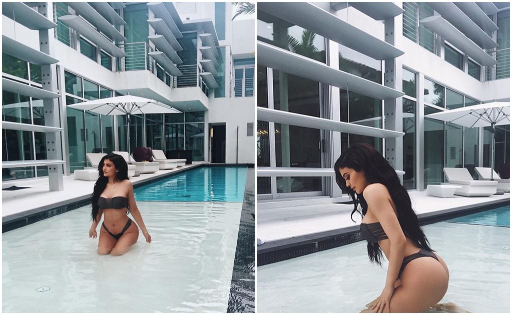 Kylie Jenner presume cuerpo en diminuto bikini