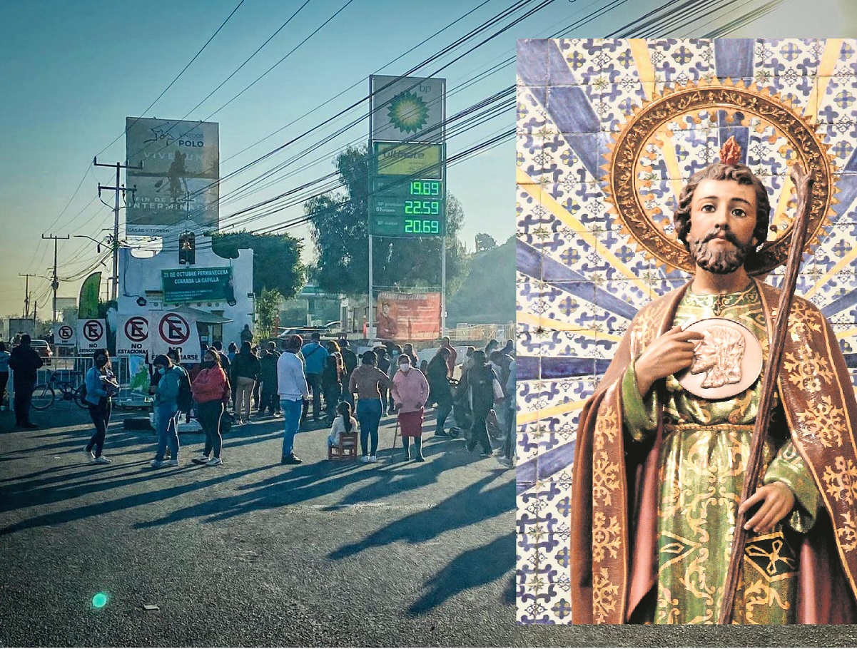 Por fiesta de San Judas Tadeo, reportan carga vehicular en la México-Querétaro 