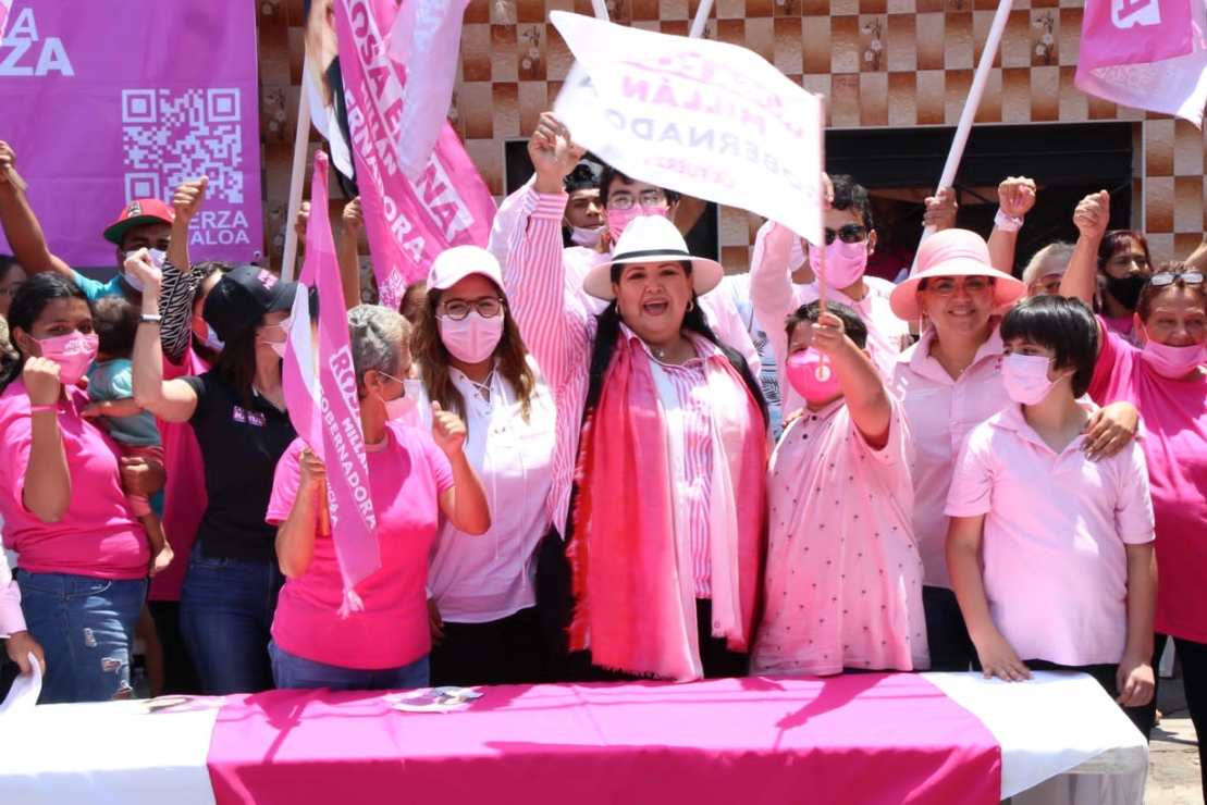 Rosa Elena Millán se compromete a terminar con violencia contra mujeres en Sinaloa 