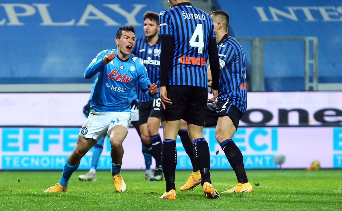 Así fue el gol del 'Chucky' Lozano contra el Atalanta en la Copa de Italia
