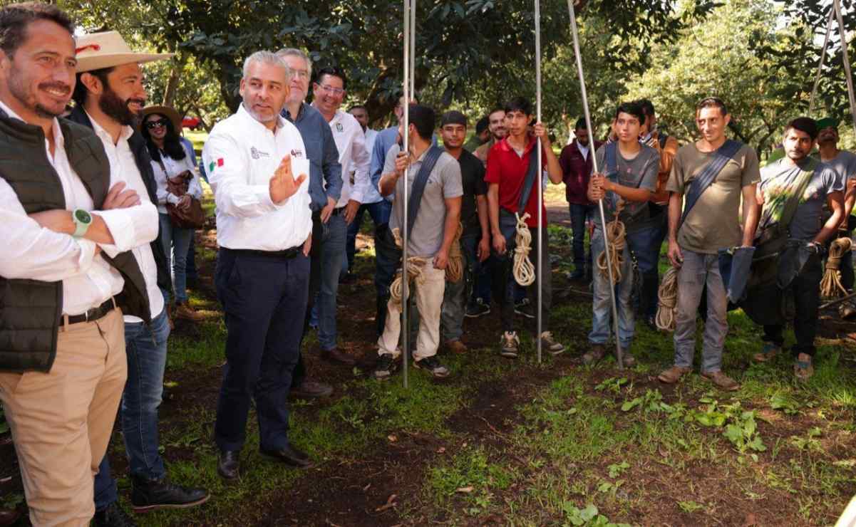 Gobernador de Michoacán anuncia próxima emisión de decreto para certificación de buenas prácticas del cultivo de aguacate