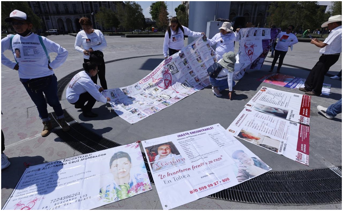 Familiares de personas desaparecidas en Edomex piden al crimen organizado "saber ubicación de sus seres queridos"